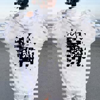 Cadeau Pour Amoureux Des Chats Pour Animaux Domestiques Chatons Propriétaires De Chatons Adultes Et Enfants Sweat à capuche oversize pour femme avec imprimé dans le dos - Cadeauxyz