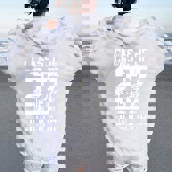 Class Of 2027 Junior High Schooler 11Th Grade Back To School Women Oversized Hoodie Back Print | Seseable FR