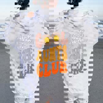 Cool Aunt Club En La Parte Trasera Official Cool Aunt Club Para Tías Women Oversized Hoodie Back Print - Regaloses