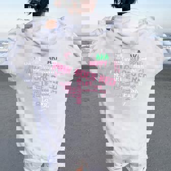 Costume Aka Pink Goes Red For Heart Health Awareness Women Oversized Hoodie Back Print | Mazezy