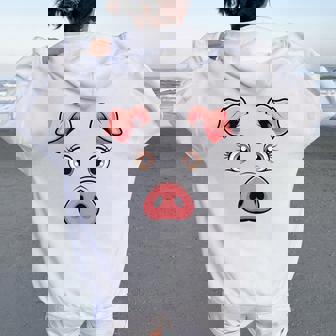 Costumeisage De Cochon Rose Pour Adulte Enfant Homme Et Sweat à capuche oversize pour femme avec imprimé dans le dos - Cadeauxyz