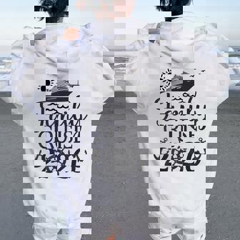 Croisière Familiale 2026 Hommes S Enfants Assortis Sweat à capuche oversize pour femme avec imprimé dans le dos - Cadeauxyz