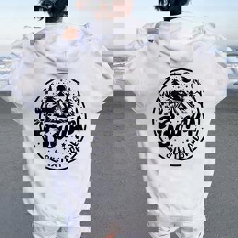 Cute Camp Sixth Grade Squad Camper Teacher Camping Lovers Women Oversized Hoodie Back Print | Mazezy