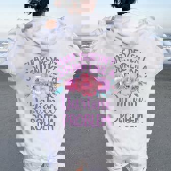 Darlene Personalized Cute Flower Girls Darlene Name Women Oversized Hoodie Back Print | Mazezy