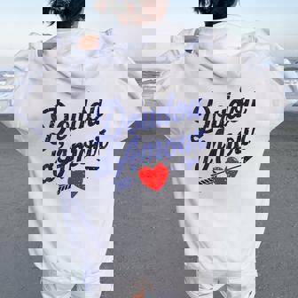 Doudou D'amour Cadeauaint-Valentin Couer Mignon Romantique Sweat à capuche oversize pour femme avec imprimé dans le dos - Cadeauxyz