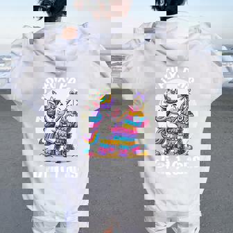 Enfant Je Peux Pas J'ai 10 Ans Anniversaire Licorne Fille Pinata Sweat à capuche oversize pour femme avec imprimé dans le dos - Cadeauxyz