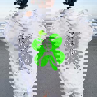 Esqueleto Del Día Dean Patricio Para Hombre Y Women Oversized Hoodie Back Print - Regaloses