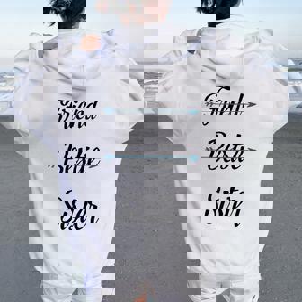 Friend Bestieoulister Idéal Pour 2 À 3 Filles Meilleure Amie Sweat à capuche oversize pour femme avec imprimé dans le dos - Cadeauxyz