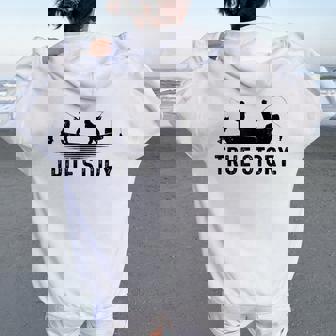 Fishing Couple Women Women Oversized Hoodie Back Print - Thegiftio