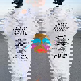 Quote Great For Men Women Oversized Hoodie Back Print - Thegiftio