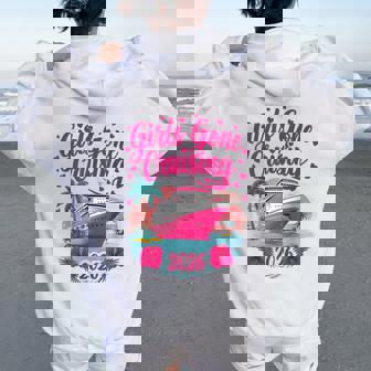 Girls Gone Cruising 2026 Cruise Vacation Bestie Women Women Oversized Hoodie Back Print - Thegiftio