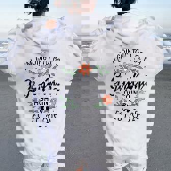 I'm Going To Be A Grandma Again 2026 Grandbaby Announcement Women Oversized Hoodie Back Print | Seseable UK