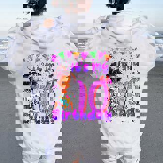 It's My 10Th Birthday African American Black Girl 10 Year Old Women Oversized Hoodie Back Print | Mazezy