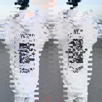 Je Peux Pas J'ai Country Cadeau Humour Musique Western Sweat à capuche oversize pour femme avec imprimé dans le dos - Cadeauxyz