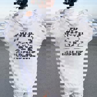 Je Peux Pas J'ai Guadeloupe Humour Guadeloupe Sweat à capuche oversize pour femme avec imprimé dans le dos - Cadeauxyz