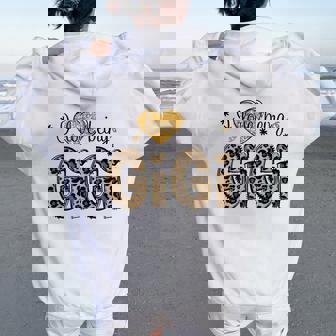 I Love Being Gigi Leopard Women Oversized Hoodie Back Print | Mazezy