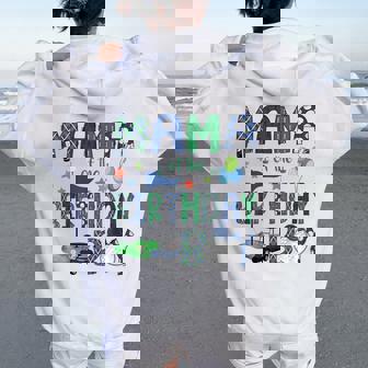 Mama Of The Birthday Boy Hole In One Golf Lover Women Oversized Hoodie Back Print | Seseable FR