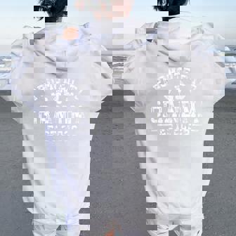 Promoted To Grandma Est 2026 Grandparents Baby Announcement Women Oversized Hoodie Back Print | Seseable UK