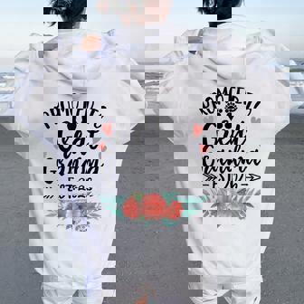 Promoted To Great Grandma Est 2026 First Time New Grandma Women Oversized Hoodie Back Print | Seseable UK