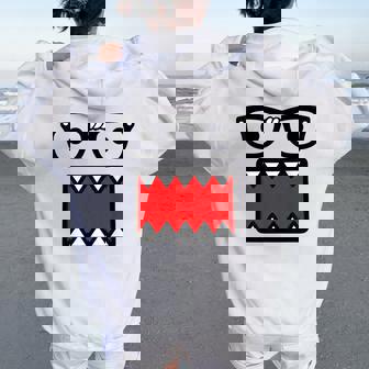 Retro Y2k Emo Scene Costume Graphic Face Women Women Oversized Hoodie Back Print | Seseable CA