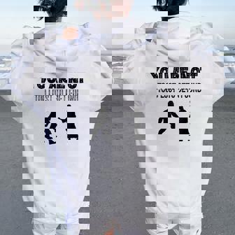 Sasquatch Jesus Follower Bigfoot Christian Humor Mom Dad Women Oversized Hoodie Back Print | Seseable FR