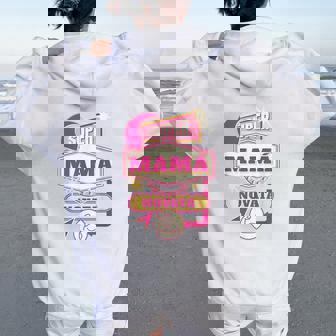 Super Mama Novata Embarazada Madre Joven Primeriza Amor Hijo Women Oversized Hoodie Back Print - Regaloses