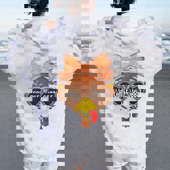 Thanksgiving Outfit Toddler Girl Turkey For Women Women Oversized Hoodie Back Print | Mazezy