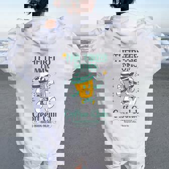 Tired Moms Coffee Club Brew-More Coffee Mother's Day Lovers Women Oversized Hoodie Back Print | Seseable FR