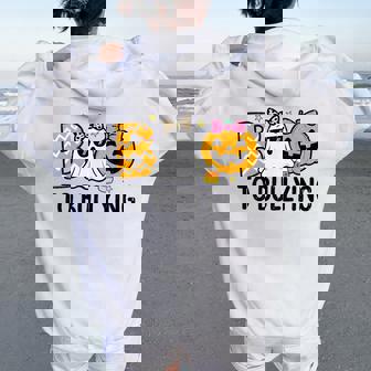 Unity Day Orange Ghost Boo Anti Bullying Halloween N Girl Women Oversized Hoodie Back Print | Seseable CA