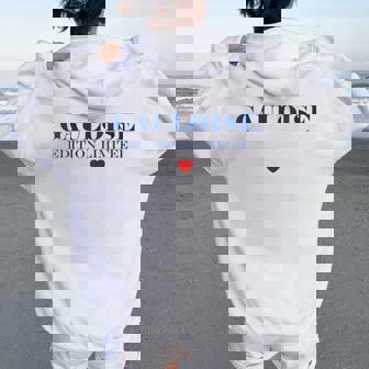 Uper Gaulois Mignonne Humour Gauloise Sweat à capuche oversize pour femme avec imprimé dans le dos - Cadeauxyz