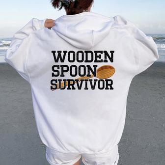 Wooden Spoon Survivor Champion Women Oversized Hoodie Back Print - Thegiftio UK