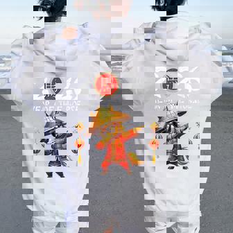 Year Of The Horse 2026 Lunar New Year Chinese Women Oversized Hoodie Back Print - Thegiftio