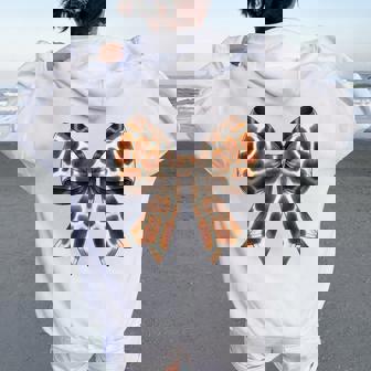 コケット リボン キリン プリント 女の子 ママ 母の日 レディース オーバーサイズ パーカー バックプリント - Kawaiitshirt