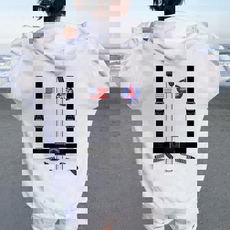 子供のための宇宙飛行士の衣装 男性女性宇宙服 レディース オーバーサイズ パーカー バックプリント - Kawaiitshirt