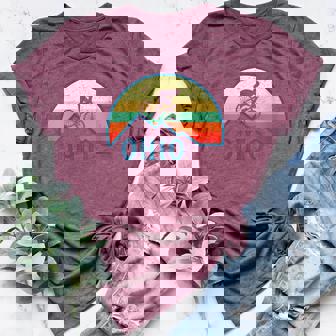 Bike Rider Ohio Mountain Biking Retro Ohio MTB Moutain Biker Women's Heather T-Shirt | Mazezy