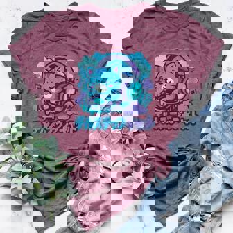 Chillstep Cute Cat Dream Tempo Kawaii Music Art Women's Heather T-Shirt | Mazezy