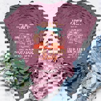 Crazy Dune Buggy Lady For a Dune Buggy Girl Women's Heather T-Shirt | Mazezy