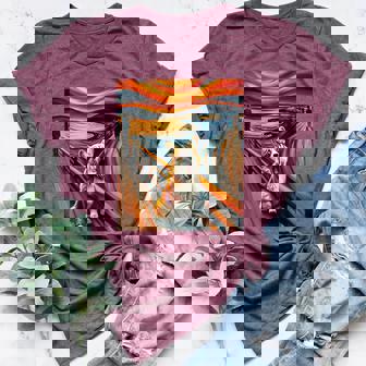 Expressionist Artsy Dog Pembroke Welsh Corgi Terrier Men Women Girls Kids Women's Heather T-Shirt | Mazezy