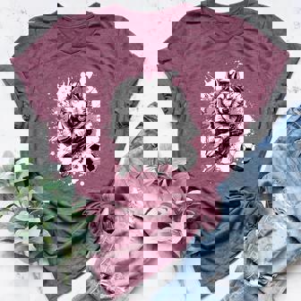 Husky Dog Playing Soccer Sports Team For Men Women Girls Kids Women's Heather T-Shirt | Mazezy