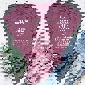 Latina Wife Definition For Latina Women Women's Heather T-Shirt | Mazezy