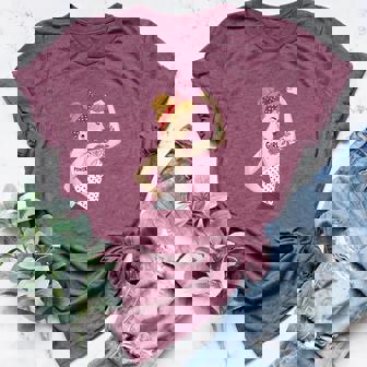 Punk Girl Power Feminist Retro Art Rosie Riveter Tattoo Women's Heather T-Shirt | Mazezy