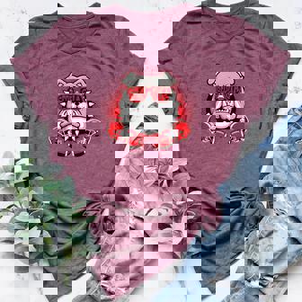 Retro GA Georgia Dog Sport Lovers Tee For Men Women Kids Women's Heather T-Shirt | Mazezy