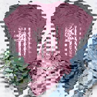 Rowing US American Flag Rowboat Water Sports Sculling Oars Women Men Women's Heather T-Shirt | Mazezy