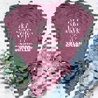 Sightseeing Real Women Go Sightseeing Women's Heather T-Shirt | Mazezy