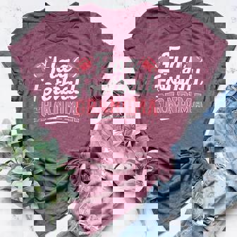 Sports Playing Women And Grandmother Flag Football Grandma Tank Top Women's Heather T-Shirt | Mazezy