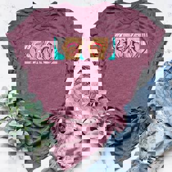 Trippy Girls Techno LSD Trip Rave MDMA Trance Festival DJ Women's Heather T-Shirt | Mazezy