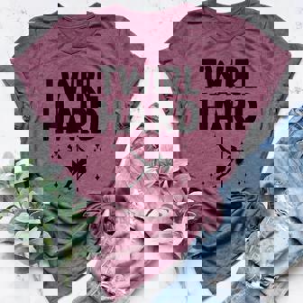 Twirl Hard Pole Dancer Dancing Dance Women's Heather T-Shirt | Mazezy