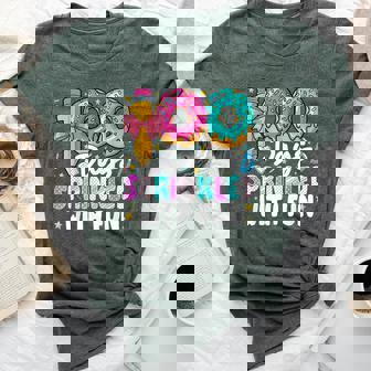 100 Days Sprinkled With Fun Donut 100Th Day Of School Girls Bella Canvas T-shirt - Thegiftio