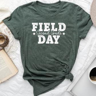 2Nd Grade Field Day 2024 Second Grade School Teacher Student Bella Canvas T-shirt - Thegiftio UK