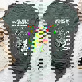 4Th Birthday 4 Year Old Boys Girls Roar Im Dinosaur Bella Canvas T-shirt | Mazezy